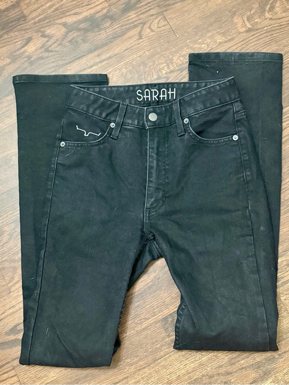 Kimes Ranch Sarah Black Boot-Cut Women's Jeans‎ NWOT Sz00/32 Rodeo Cowgirl 🤠